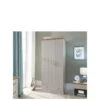 GFW Kendal 2 Door 1 Drawer Wardrobe -FurniHaven Shop V84H2 SQ1 0000000005 GREY SLf