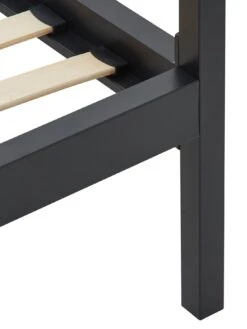 Very Home Hampton 4 Poster Bed Metal Double Bed -FurniHaven Shop V8R30 SQ5 0000000532 LINEN SLd2