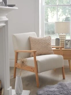 Very Home Ethan Accent Armchair - Natural - FSC® Certified -FurniHaven Shop V8WJC SQ2 0000000003 NATURAL RSr