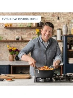 Tefal Jo Cook's Classics Ha 30cm Batch Cooking Pan -FurniHaven Shop V8WRJ SQ4 0000000004 BLACK SLd2