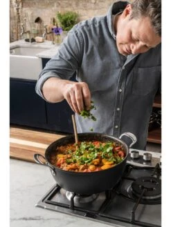 Tefal Jo Cook's Classics Ha 30cm Batch Cooking Pan -FurniHaven Shop V8WRJ SQ6 0000000004 BLACK SLd4