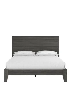 Very Home Camberley Bed With Mattress Options (Buy And SAVE!) -FurniHaven Shop V90HB SQ2 0000000558 DARK OAK SLf