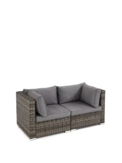 Very Home Aruba 2-Seater Modular Sofa Set Garden Furniture -FurniHaven Shop V980W SQ3 0000000005 GREY SLa