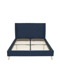 Dorel Home Thea King Linen Bed -FurniHaven Shop V9D23 SQ6 0000000020 BLUE SLd3