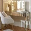 Rialto Mirrored Dressing Table With Lit Hollywood Mirror