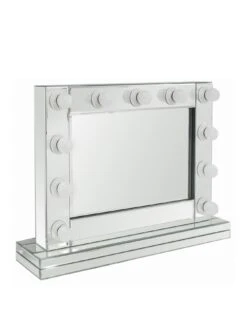 Rialto Mirrored Dressing Table With Lit Hollywood Mirror 10 Rialto Mirrored Dressing Table With Lit Hollywood Mirror -FurniHaven Shop V9VB6 SQ3 0000002051 MIRROR SLa