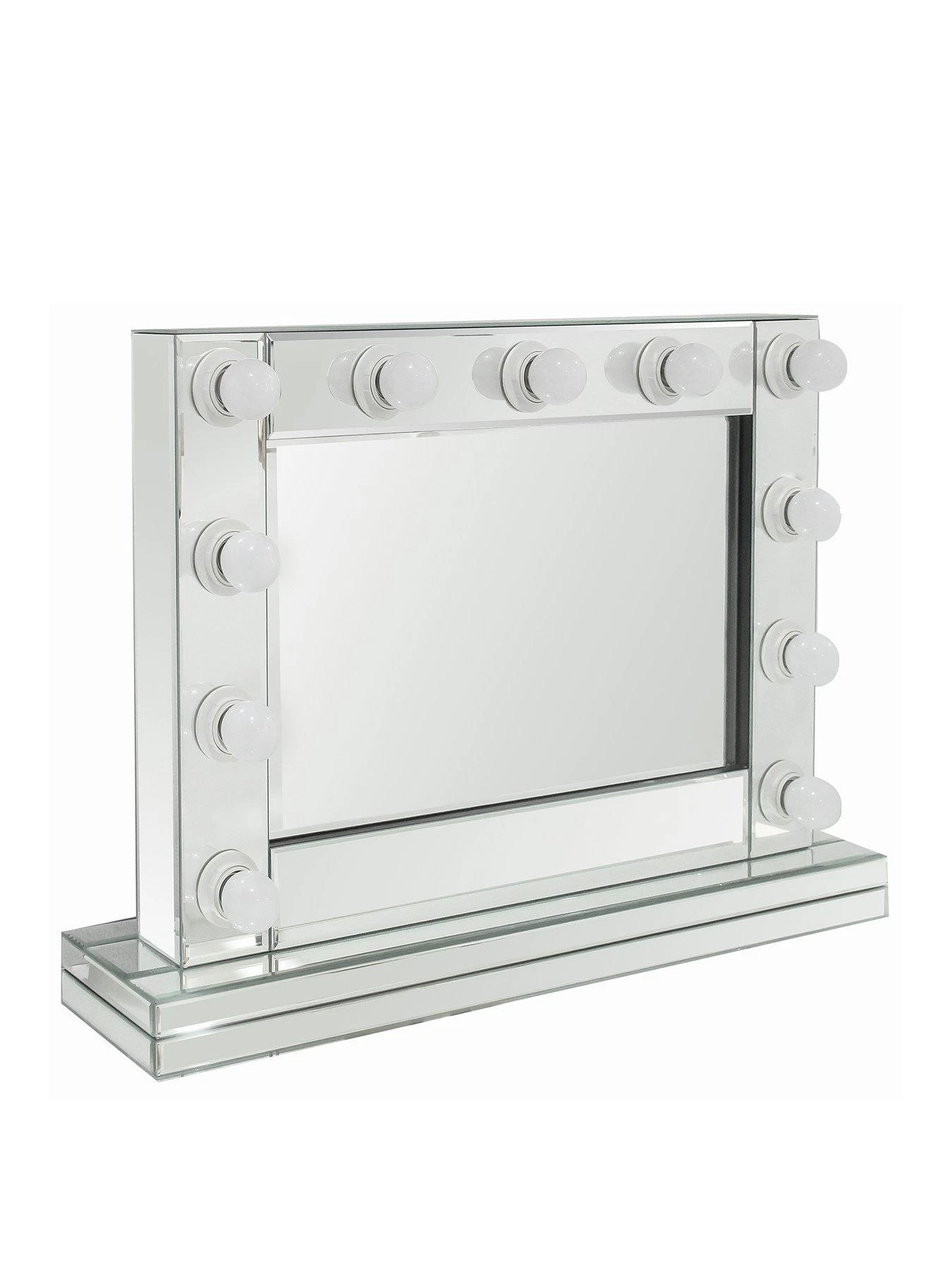 Rialto Mirrored Dressing Table With Lit Hollywood Mirror 5 Rialto Mirrored Dressing Table With Lit Hollywood Mirror - Image 3