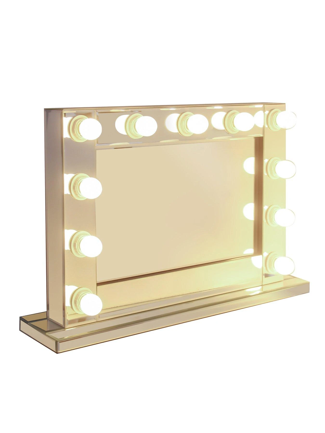 Rialto Mirrored Dressing Table With Lit Hollywood Mirror 6 Rialto Mirrored Dressing Table With Lit Hollywood Mirror - Image 4