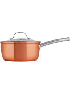 Tower Copper Forged 3-Piece Saucepan Set 10 Tower Copper Forged 3-Piece Saucepan Set -FurniHaven Shop V9ZK5 SQ2 0000001201 COPPER SLd