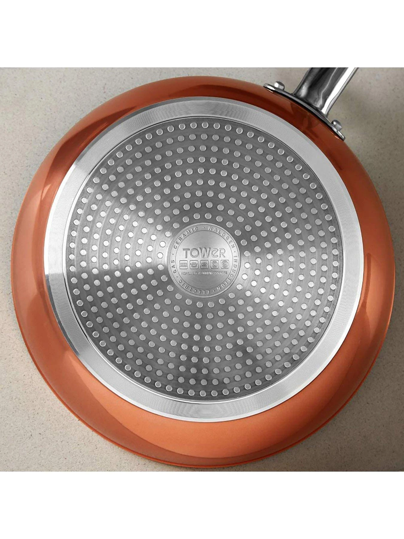 Tower Copper Forged 3-Piece Saucepan Set 7 Tower Copper Forged 3-Piece Saucepan Set - Image 5