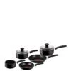 Tefal Delight 5 Piece Set (14cm Milk, 16/18cm Saucepans With Lids, 20/24cm Frypan) -FurniHaven Shop VA0EK SQ1 0000000004 BLACK SLf