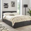 Very Home Marston Faux Leather Lift Up Ottoman Bed Frame With Mattress Options (Buy And SAVE!) - Black - FSC® Certified -FurniHaven Shop VA0FQ SQ1 0000000004 BLACK RSr