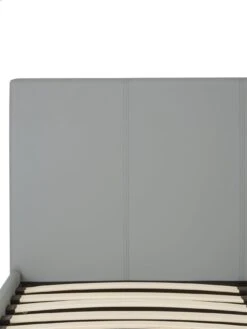 Everyday Marston Faux Leather Bed Frame With Mattress Options (Buy And SAVE!) - Grey -  - FSC® Certified -FurniHaven Shop VA0HM SQ5 0000000005 GREY SLd1