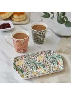 Morris & Co Spode Mug And Tray Set -FurniHaven Shop VAC0D SQ7 0000000029 MULTI SLd5