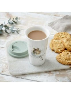 ROYAL WORCESTER Wrendale Travel Mug – Field Mouse -FurniHaven Shop VAC0I SQ3 0000000013 WHITE SLd1