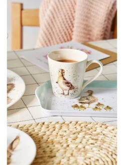 ROYAL WORCESTER Wrendale Lovely Mum Mug And Tray Set -FurniHaven Shop VAC0O SQ7 0000000013 WHITE SLd5