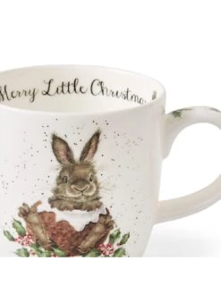 ROYAL WORCESTER Wrendale Merry Little Christmas Mug -FurniHaven Shop VAC0T SQ3 0000000013 WHITE SLd1