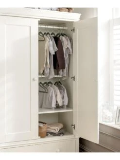 Mamas & Papas Oxford Wardrobe - White -FurniHaven Shop VAVPH SQ4 0000000013 WHITE SLd