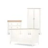 Mamas & Papas Wedmore 3 Piece Cotbed Range - White/ Natural 1 Mamas & Papas Wedmore 3 Piece Cotbed Range - White/ Natural -FurniHaven Shop VAVPN SQ1 0000000003 NATURAL SLf