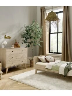 Mamas & Papas Coxley 2 Piece Cotbed Set - Natural/Olive Green -FurniHaven Shop VAVPP SQ5 0000000068 OLIVE SLd1