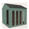 MERCIA 8 X 8ft Vermont Summerhouse Pre-Painted With Installation -FurniHaven Shop VAYSD SQ1 0000014466 EUCALYPTUS SLf
