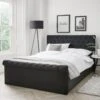 Aspire Chesterfield Ottoman Storage Bed -FurniHaven Shop VB9LT SQ1 0000000004 BLACK RSr