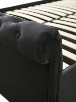 Aspire Chesterfield Ottoman Storage Bed -FurniHaven Shop VB9LT SQ4 0000000004 BLACK SLd