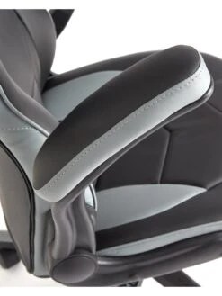 Jespor Gaming Chair -FurniHaven Shop VBIYA SQ6 0000000114 BLACK GREY SLd3
