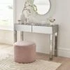 Valour Ready Assembled Mirrored Dressing Table -FurniHaven Shop VBYSK SQ1 0000014410 GREY MIRROR RSr