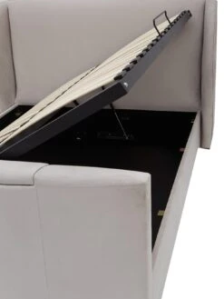 Malaga Manual TV Bed With Side Lift Storage And Mattress Options (Buy & SAVE!) -FurniHaven Shop VCB00 SQ6 0000000005 GREY SLd2