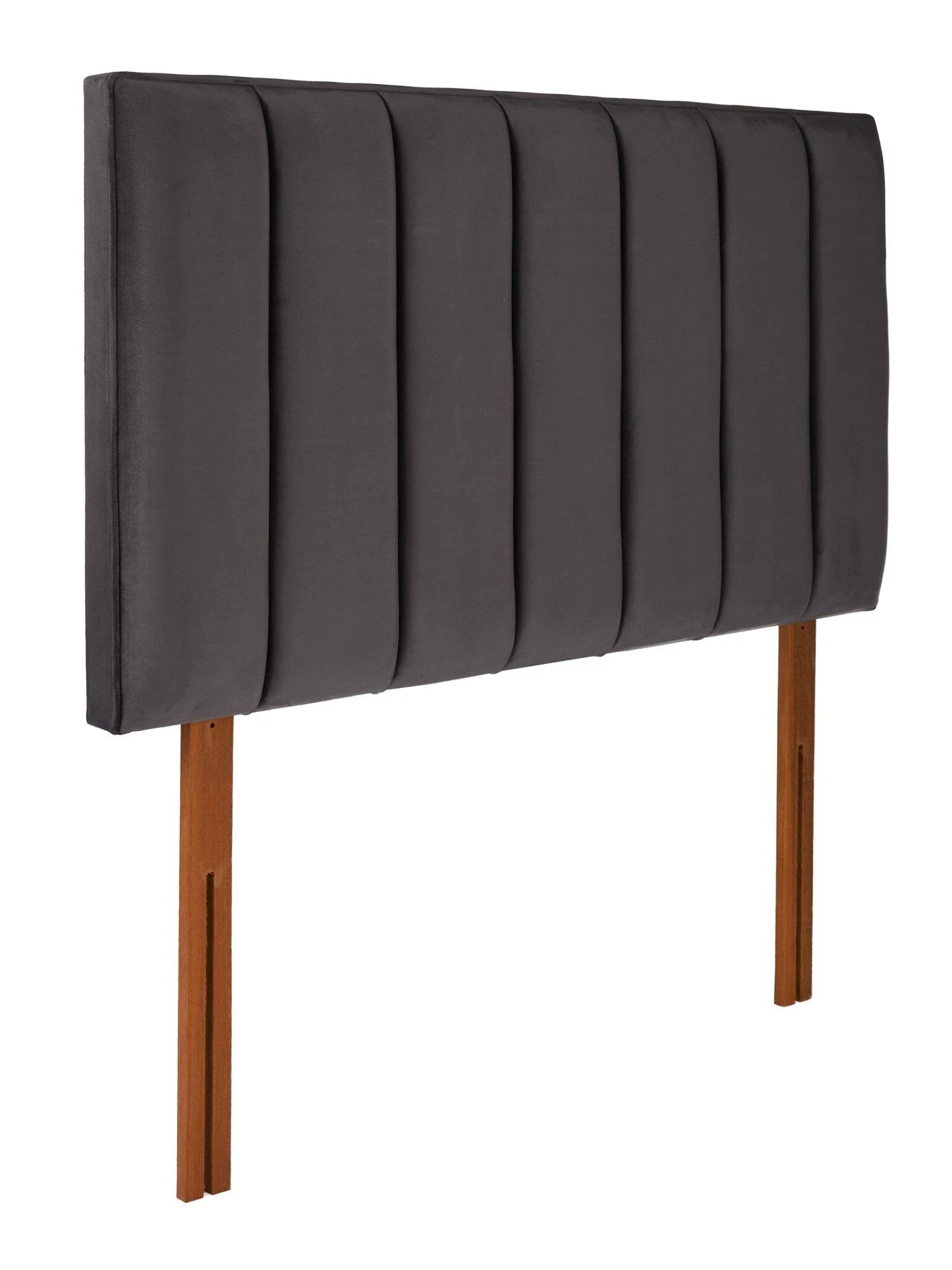 Very Home Marianne Velvet Headboard - Grey 4 Very Home Marianne Velvet Headboard - Grey - Image 2