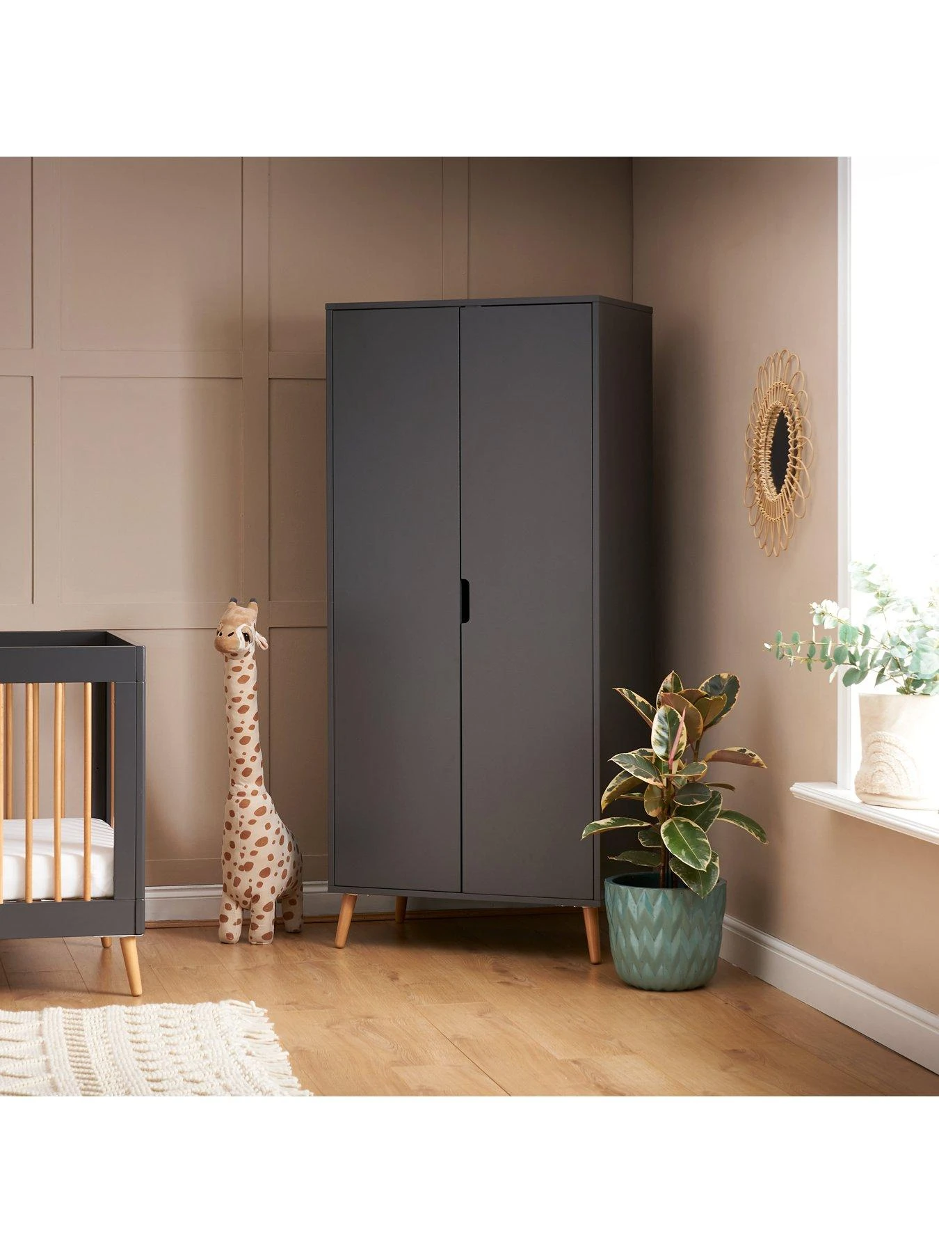 Obaby Maya 3 Piece Room Set - Slate With Natural 6 Obaby Maya 3 Piece Room Set - Slate With Natural - Image 4