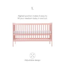 CuddleCo Nola 2-Piece Nursery Furniture Set - Soft Blush Pink -FurniHaven Shop VDX4W SQ8 0000000088 NO COLOR DVvP