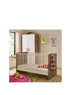 CuddleCo Enzo 3-Piece Nursery Furniture Set - Oak And White -FurniHaven Shop VDX4Z SQ3 0000000088 NO COLOR SLa