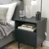Very Home Hava Bedside Table 1 Very Home Hava Bedside Table -FurniHaven Shop VE1TN SQ1 0000000004 BLACK RSr