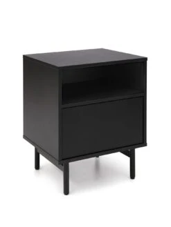 Very Home Hava Bedside Table -FurniHaven Shop VE1TN SQ3 0000000004 BLACK SLa