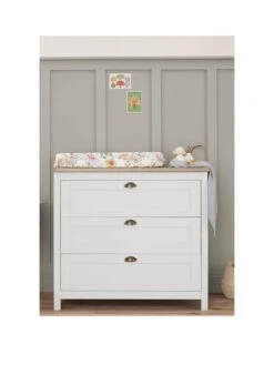 Tutti Bambini Verona 2 Piece Nursery Furniture Room Set - White/Oak 8 Tutti Bambini Verona 2 Piece Nursery Furniture Room Set - White/Oak -FurniHaven Shop VE73W SQ2 0000000010 WHITE OAK SLf