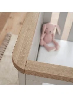 Tutti Bambini Verona 2 Piece Nursery Furniture Room Set - White/Oak 10 Tutti Bambini Verona 2 Piece Nursery Furniture Room Set - White/Oak -FurniHaven Shop VE73W SQ4 0000000010 WHITE OAK SLd