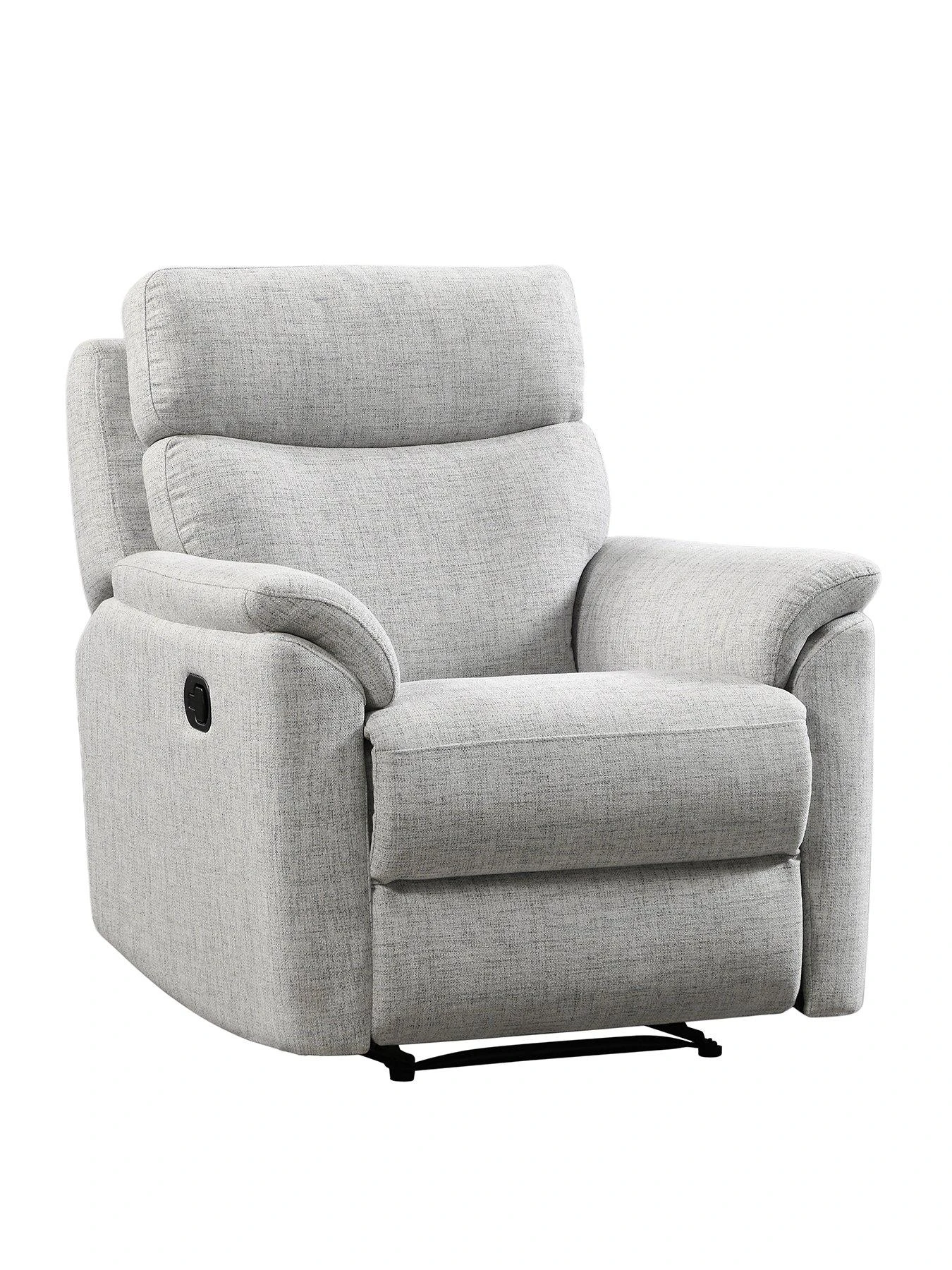 Very Home Linea Fabric Manual Recliner Armchair 4 Very Home Linea Fabric Manual Recliner Armchair - Image 2