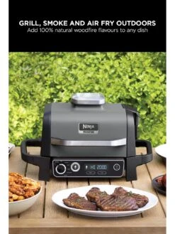 NINJA Woodfire Electric BBQ Grill & Smoker OG701UK -FurniHaven Shop VEUCE SQ3 0000000004 BLACK SLd1