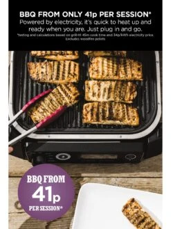 NINJA Woodfire Electric BBQ Grill & Smoker OG701UK -FurniHaven Shop VEUCE SQ5 0000000004 BLACK SLd3