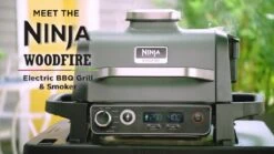 NINJA Woodfire Electric BBQ Grill & Smoker OG701UK -FurniHaven Shop VEUCE SQ8 0000000004 BLACK DVvL