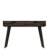 One Call Mustique Ready Assembled 2 Drawer Office Desk - Dark Oak -FurniHaven Shop VFRGJ SQ2 0000000558 DARK OAK SLf
