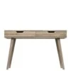 One Call Mustique Ready Assembled 2 Drawer Office Desk - Oak -FurniHaven Shop VFRGQ SQ2 0000000006 OAK SLf