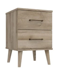 One Call Tuscany 2 Drawer Bedside -FurniHaven Shop VFRGS SQ2 0000000006 OAK SLf