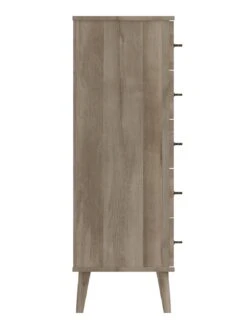 One Call Tuscany Ready Assembled 5 Drawer Chest -FurniHaven Shop VFRGT SQ4 0000000006 OAK SLd