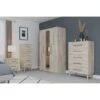 One Call Tuscany Ready Assembled Wide 3 + 3 Drawer Chest -FurniHaven Shop VFRGU SQ1 0000000006 OAK RSr