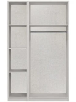 One Call Tuscany Ready Assembled 3 Door Mirrored Wardrobe -FurniHaven Shop VFRGW SQ4 0000000006 OAK SLd