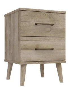 One Call Tuscany Ready Assembled 4 Piece Package - 2 Door Wardrobe, 5 Drawer Chest And 2 Bedside Chests -FurniHaven Shop VFRGY SQ4 0000000006 OAK SLd