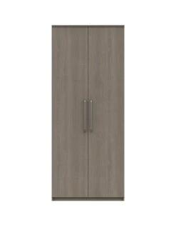 One Call Reagon Ready Assembled 2 Door Wardrobe -FurniHaven Shop VFRHR SQ2 0000000006 OAK SLf